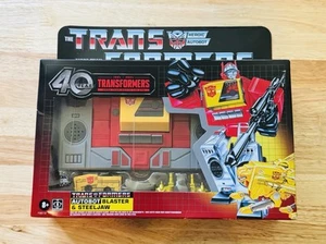 Transformers Retro 40th Anniversary Autobot Blaster & Steeljaw - Picture 1 of 2