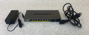 NetGear 8-Port Gigabit PoE+ GS110TPv3 Ethernet Smart Managed Pro Switch - Picture 1 of 8