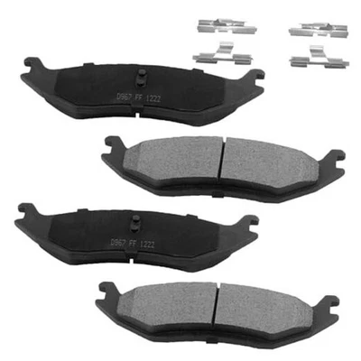 Rear Brake Pads Set - 4Pcs for Dodge Ram 1500 Durango Ram 1500 Ceramic D967 - Image 1 of 4