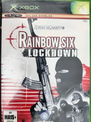 Rainbox Six Lockdown Xbox ,Pal, Manual CIB, Disc in  VGC ! - Image 1 of 4