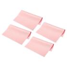 Microfiber Cleaning Cloth 7" x 6" Suede for Camera Lens Eyeglasses Pink 12pcs