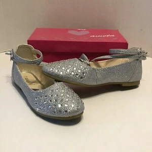 NUEVO EN CAJA Zapatos Ameta Smile Auze 8.5 Plateados Brillantes Correas para Mujer’s - Imagen 1 de 6