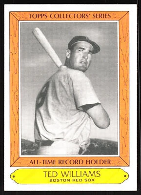 1985 Topps Woolworth Record Holders Ted Williams #38 Boston Red Sox Card - Image 1 of 2