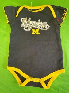 NCAA Michigan Wolverines 100% Cotton Bodysuit/Vest Infant Toddler 12 Months - Picture 1 of 3