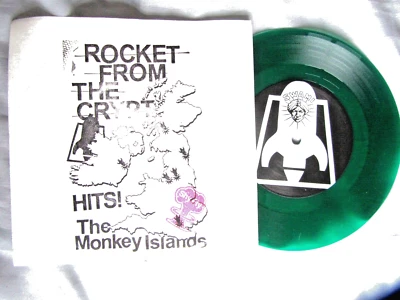 ROCKET FROM THE CRYPT -  SHYFLY RARE  ONLY 400 COPIES  7" GREEN  VINYL SINGLE - Image 1 of 3