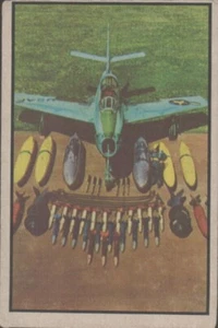 Carta collezionabile vintage 1954 THUNDERSTREAK #65 Bowman Power for Peace foto Air Force - Foto 1 di 2