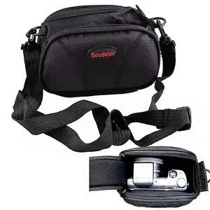 Black Camera Case Bag Pouch For Canon PowerShot SX720HS SX610HS SX600HS - Picture 1 of 2