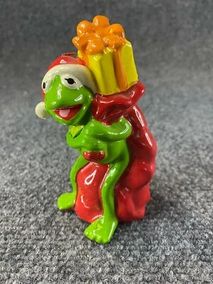Muppet Adornos de Navidad Sigma Cerámica Kermit como Santa con Bolsa de Regalos Chri Foto 1 de 4