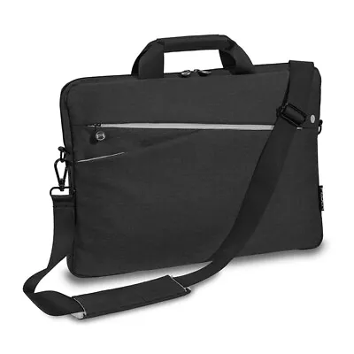 Notebooktasche Laptoptasche bis 13,3 Zoll 'Fashion schwarz' Umhängetasche - Bild 1 von 4