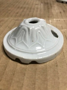Roseta de techo antigua porcentaje de porcelana Ø 62 mm para lámparas distribuidor de techo raro I - Imagen 1 de 1