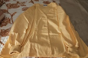 Crest Snap Closure Long Sleeve, Large Pockets, Size Xl Lab Coat/ Scrub Unisex - Picture 1 of 5