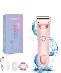 Women Electric Shaver Lady Bikini Leg Arm Pubic Hair Razor Travel Christmas Gift - Picture 1 of 21