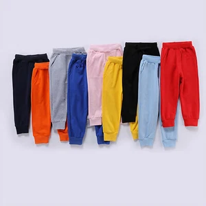 KIDS BABY BOY GIRL JOGGERS TROUSER SPORT JOGGING PANTS CASUAL SCHOOL PLAY BOTTOM - Picture 1 of 21