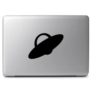 Disc UFO Vinyl Sticker Vinyl Decal for Macbook Air Pro Laptop Car Window Bumper - Picture 1 of 3