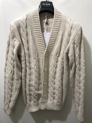 Cárdigan urbano de lujo efecto especial Family First Milano L, 52/42US NUEVO CON ETIQUETAS $595 Foto 1 de 4