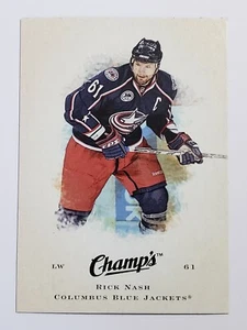 2008 - 09 RICK NASH UPPER DECK CHAMP'S NHL HOCKEY CARD 81 COLUMBUS BLUE JACKETS - Picture 1 of 12