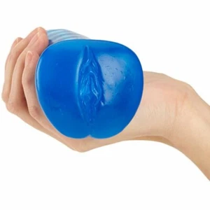 Blue Snatch Men Male Masturbator Sleeve Tight Pocket Pussy Vagina Cock Stroker - Picture 1 of 9