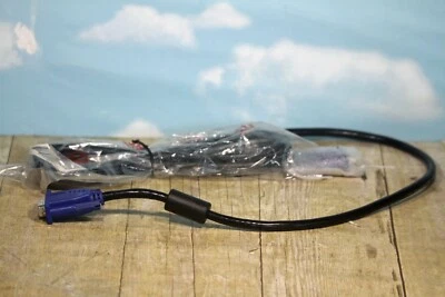 HP EliteDisplay Super VGA Video Cable 6ft DB15 Foil Braid Shield Ferrite E89980 - Image 1 of 3