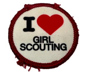 Girl Scout of America I Love Girl Scouting Sammlerstück Aufnäher - Bild 1 von 4