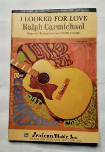 I Looked For Love by Ralph Carmichael 1969 Vintage Sheet Music - Picture 1 of 9