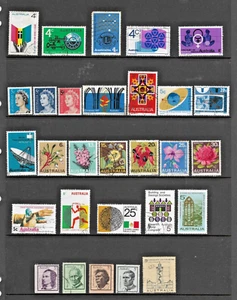 1967 & 68 AUSTRALIA.. YEAR WISE SETS OF STAMPS.. FU - Picture 1 of 2