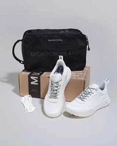 *Nuovissima* scarpa da golf Municipal Mark Wahlberg SportCross ATG bianca da uomo taglia 11 - Foto 1 di 10