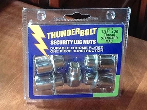 Thunder Bolt Security Lug Nuts 7/16" x 20 Thread Standard Mag 19910 - Picture 1 of 3