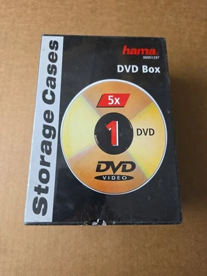Hama DVD Leerhülle 51297 DVD-LEERH.S 5 Stk. für je 1 CD-R oder DVD - Bild 1 von 3