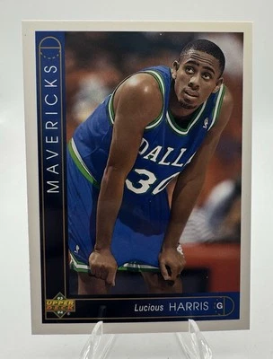 1993-94 Upper Deck #393 Lucious Harris Dallas Mavericks - Image 1 of 2