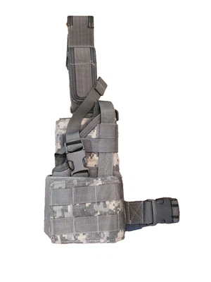 US Military ACU Drop Leg MOLLE Universal UH-92F-MS-UCA Holster  Hunting, Airsoft - Image 1 of 4
