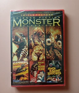 Science Fiction Monster Class Triple Feature - Gammera/Blood Beast/Leeches NEW!! - Imagen 1 de 7