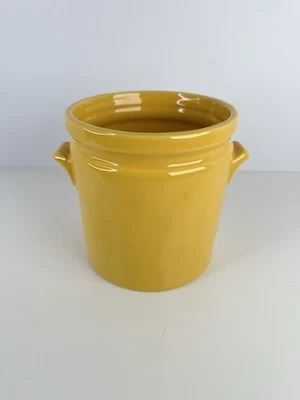 Porta utensilios Pottery Barn 6” de gres amarillo - ¡EXCELENTE ESTADO! Decoración de granja Foto 1 de 4