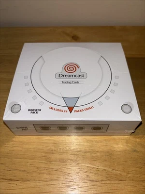 SEGA DREAMCAST CONSOLE TRADING CARD BOX LIMITED RUN GAMES 24 BOOSTER PACK SEALED - Image 1 of 4
