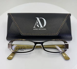 NEU Lafont Ambigue 100 Schwarz Gold Damen Rechteck Brille 49-16-140 B:26 - Bild 1 von 13