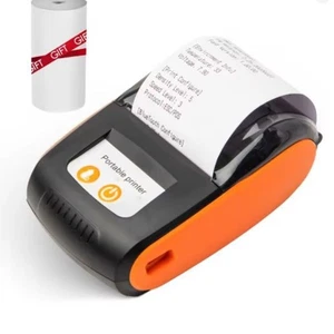 Receipt Printer 58mm Mini Thermal Printing Wireless BT USB Mobile Printer - Picture 1 of 6