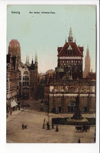 DANZIG , AM KAISER WILHELM PLATZ , GDANSK , 1914 - Picture 1 of 2