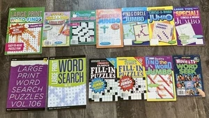 Kappa Penny Press Mix Print Word-Finds Puzzle Books Word Search Mix Lot Of 13 - Picture 1 of 4