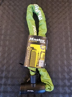 Master Lock Bike Chain Lock [Key] [90 cm Chain]  - Ideal for Bike, Electric bike - Image 1 of 4
