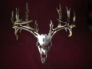 Deer Skull Hitch Cover, Bone, Hunter, - Picture 1 of 1
