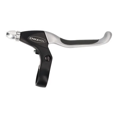 Brake lever 4-finger right brake handle black aluminium Tektro rubber pad - Image 1 of 4