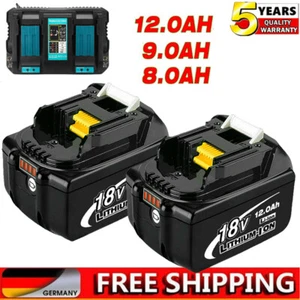 Für Makita BL1860B Akku 18V 6Ah 8Ah 9Ah 12Ah BL1830 BL1850 BL1860B LXT/Ladegerät - Picture 1 of 47