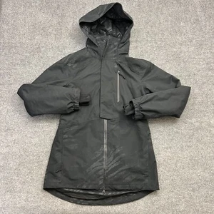 Volcom Women's Ski Jacket Size Small Black Full Zip Hooded Snow Waterproof Parka - Picture 1 of 9