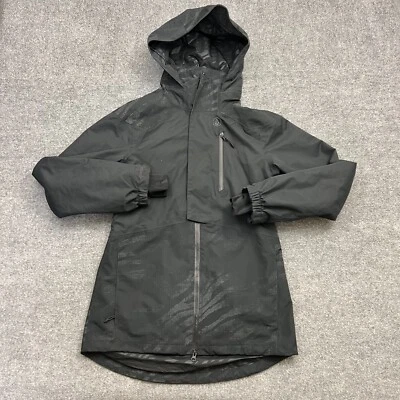 Volcom Women's Ski Jacket Size Small Black Full Zip Hooded Snow Waterproof Parka - Image 1 of 4