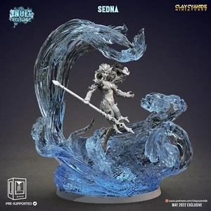 Sedna | Inuit Mythology - Clay Cyanide RPG D&D 3D Printed Miniature | Mermaid - Picture 1 of 2