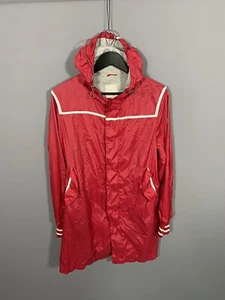DIESEL PARKA Coat - Size Medium - Red - Hooded - Great Condition - Women’s - Picture 1 of 3
