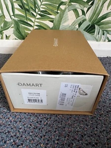 Damart silver and beige open toe heels size 5 - Picture 1 of 11
