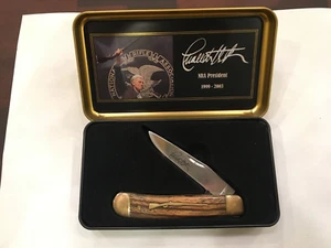 Charlton Heston Tribute Folding Pocket Tribute Knife President - New - Picture 1 of 1