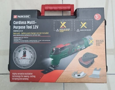 Parkside 12V Cordless Multi Purpose Tool - No Battery No Charger- Bare Unit - Image 1 of 4