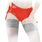 Insistline - Sharp Datex Straps Panties Crotchless with Zip IN Various Colours