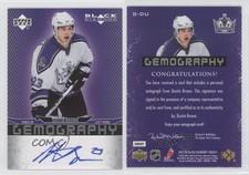2007-08 Upper Deck Black Diamond Gemography Dustin Brown #G-DU Auto
